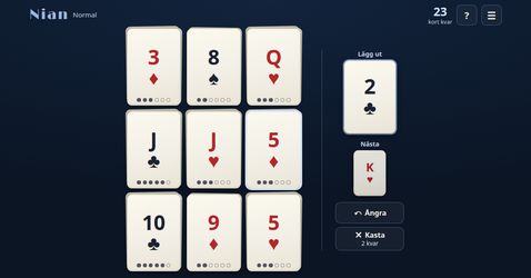 Nian – patience à neuf piles